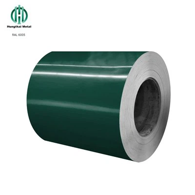 Bobina recubierta de color ral6005
